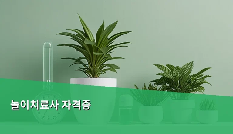 놀이치료사 자격증 취득 방법과 취업 현실 가이드