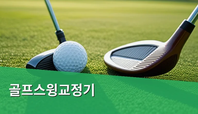 골프스윙교정기 구매 전 체크할 5가지 주의사항