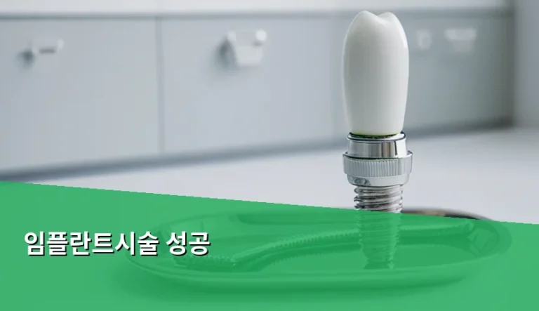 임플란트시술 성공을 위한 단계별 가이드와 관리법