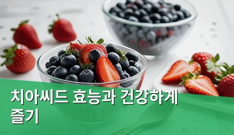 치아씨드 섭취 전 꼭 알아야 할 5가지 포인트