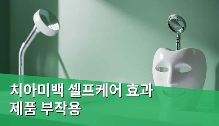 치아미백 셀프케어 효과 제품 부작용 고민하며 거울을 볼 때