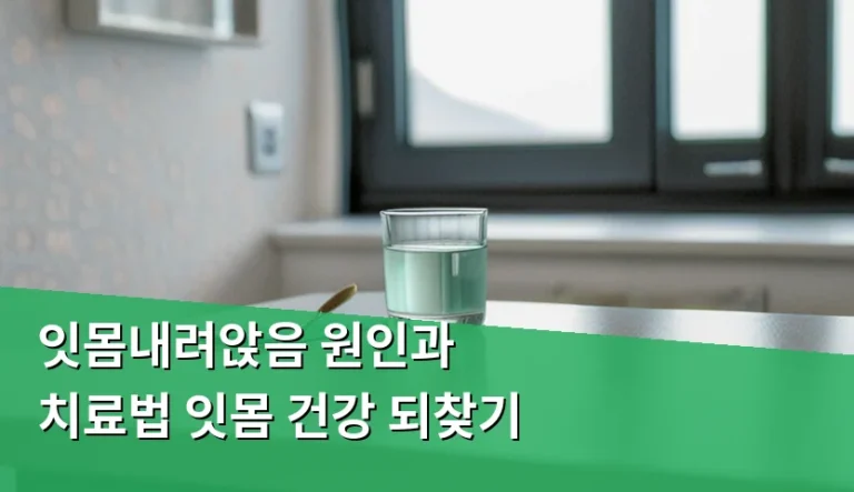 잇몸내려앉음 원인과 치료법 잇몸 건강 되찾기 위해 체크할 4가지